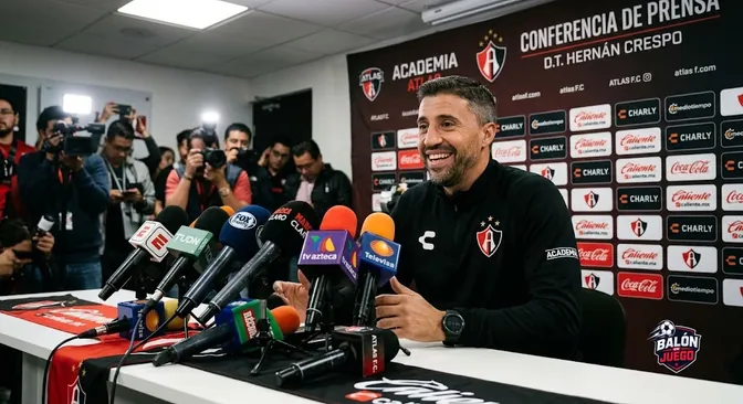 Hernán Crespo en Atlas: Proyecto, retos y Liga MX 2026