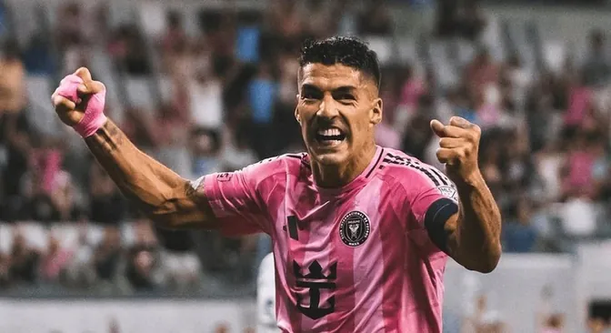 Imagen de Luis Suárez celebrando